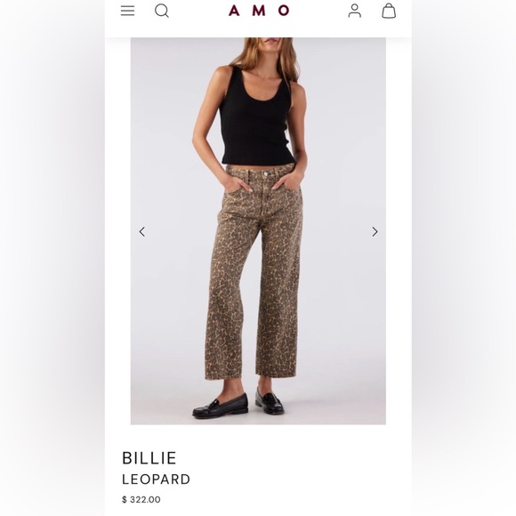 AMO Denim - AMO Billie Wild Patterned Jeans